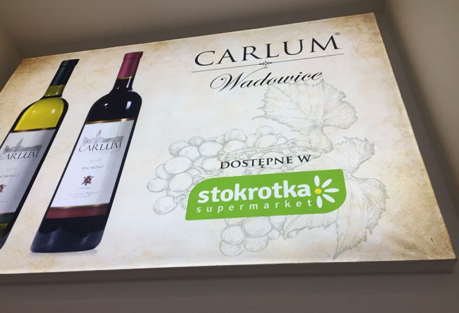 Kaseton z licem napinamy tekstylnym